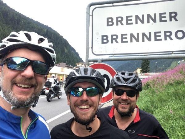 Brennerpass Brenner Fahrradfahrer Tourenradler