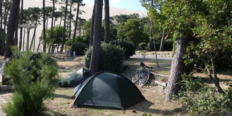 Campingplatz bei der Dune du Pilat